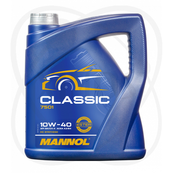 Масло моторное MANNOL Classic 10W-40 полусинтетическое 4 л 1101