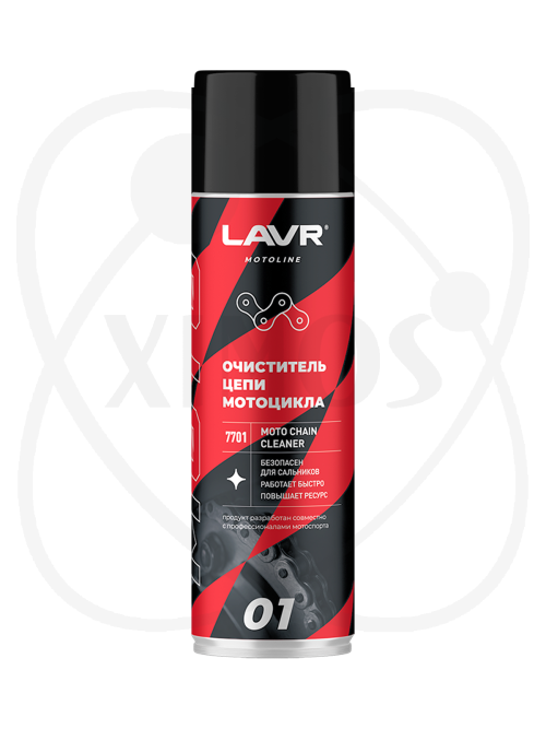 Очиститель цепи мотоцикла LAVR MOTOLINE, 650 мл