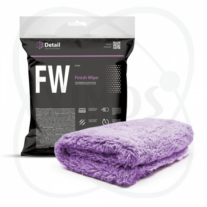 Микрофибровая салфетка для располировки жирных составов FW Finish Wipe 40*40