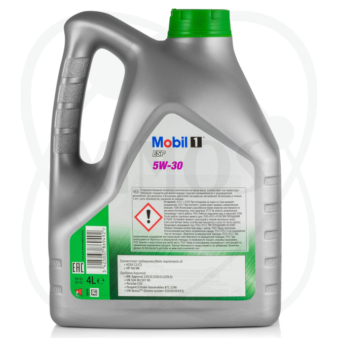 Масло моторное MOBIL 1 ESP 5W-30 синтетическое 4 л 154285