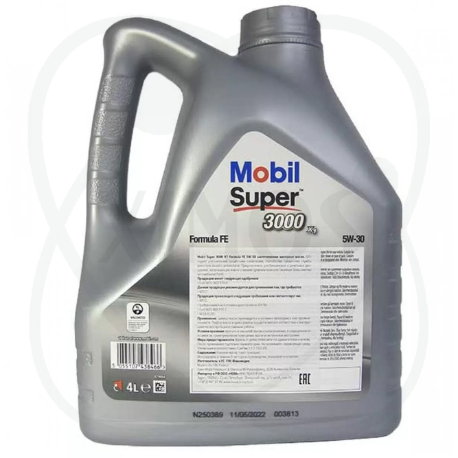 Масло моторное MOBIL Super 3000 X1 Formula FE 5W-30 синтетическое 4 л 151527
