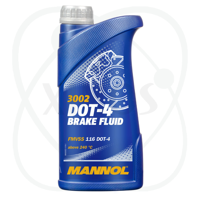 Тормозная жидкость Mannol 3002 DOT-4 1 л