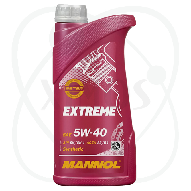 Масло моторное синтетическое Mannol Extreme 5W-40, 1л