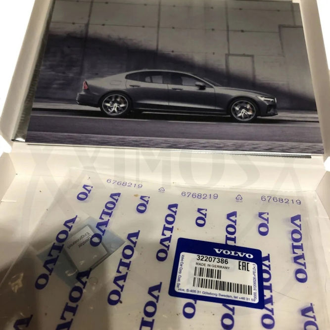 Эмблема Вольво Polestar Volvo оригинал Белая